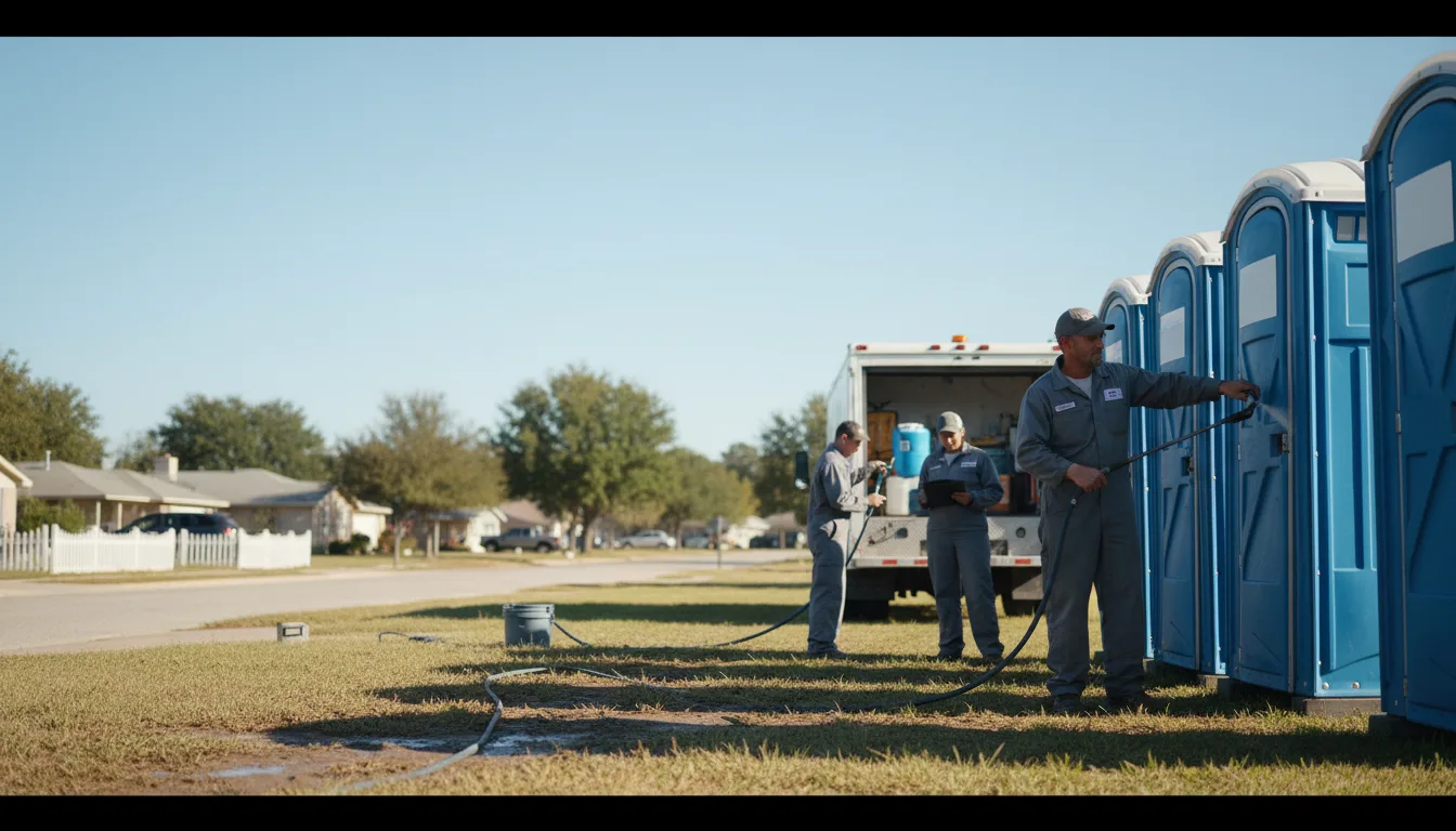 Long-Term Portable Toilet Rental in Gnadenhutten, OH near me